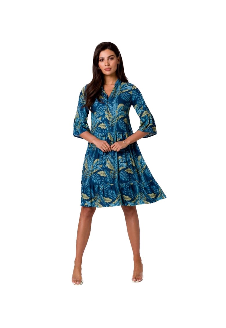 Дамска мини рокля - Isokane - Тъмносин BeWear