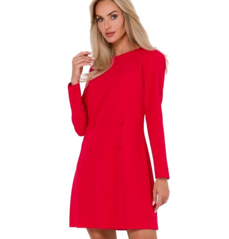 Дамска мини рокля - Made of Emotion - Ablivuh - Червен MOE