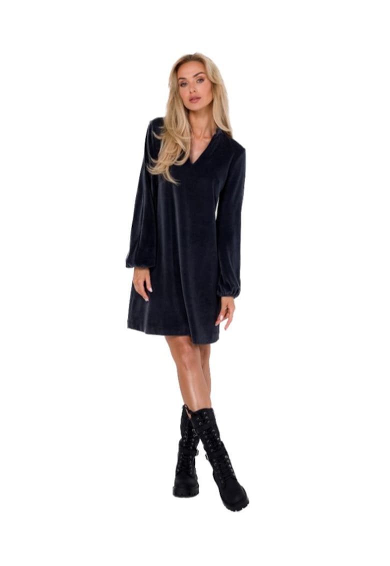 Дамска мини рокля - Made of Emotion - Wonja - Сив MOE