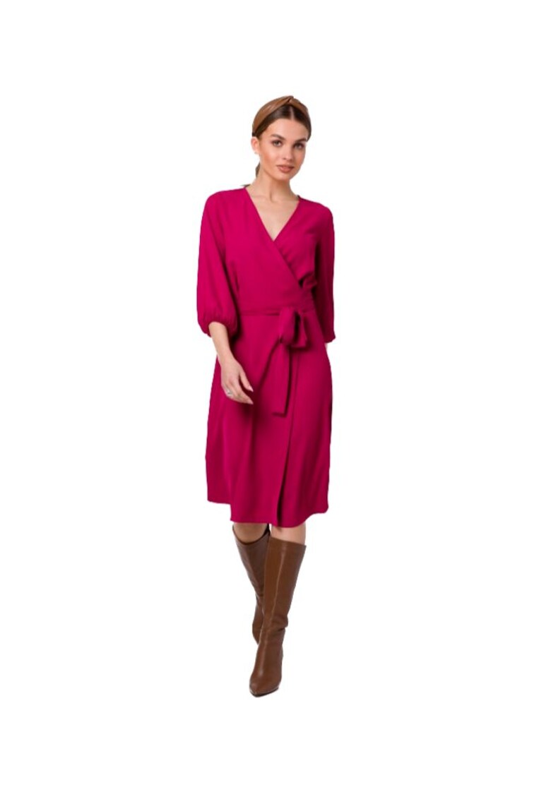 Дамска мини рокля - Outak - Розово Style