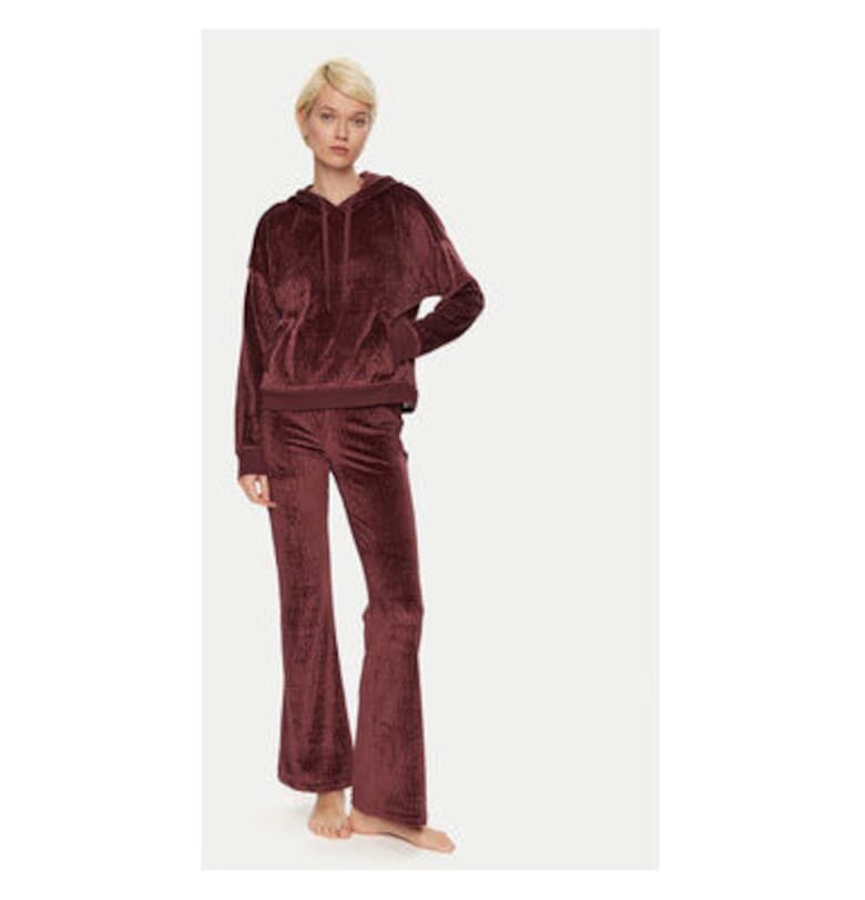 Дамска пижама -  304529658 - Полиестер - Червен DKNY