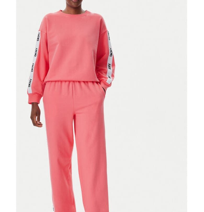 Дамска пижама -  305145598 - Памук/Полиестер - Розов DKNY