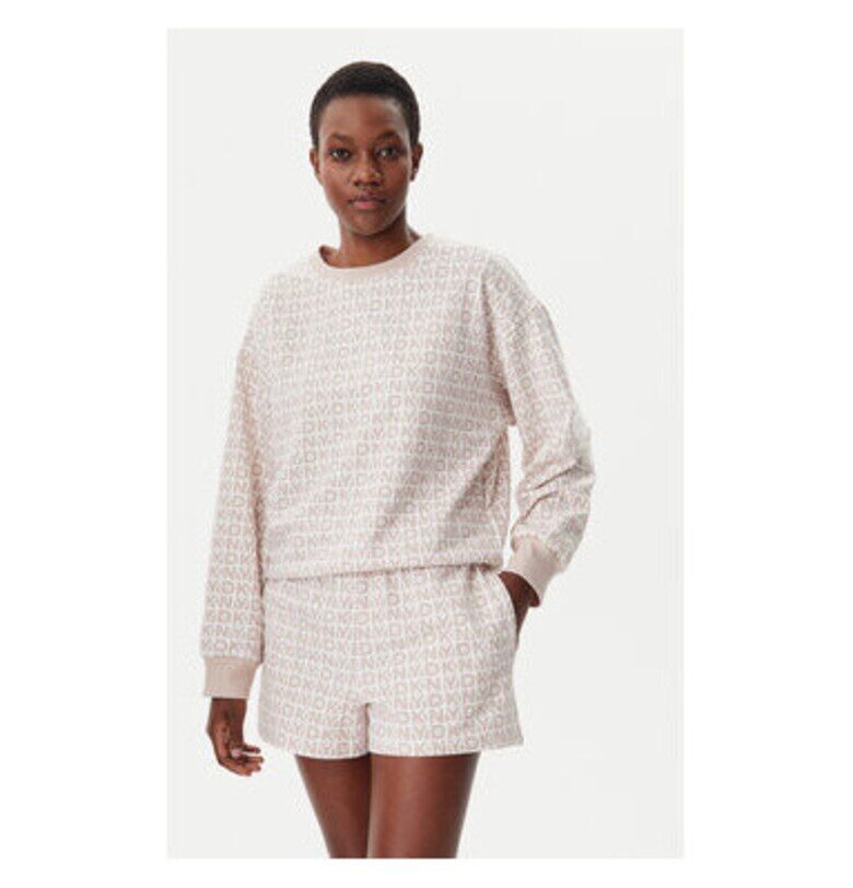 Дамска пижама -  305145659 - Памук/Полиестер - Бежов DKNY