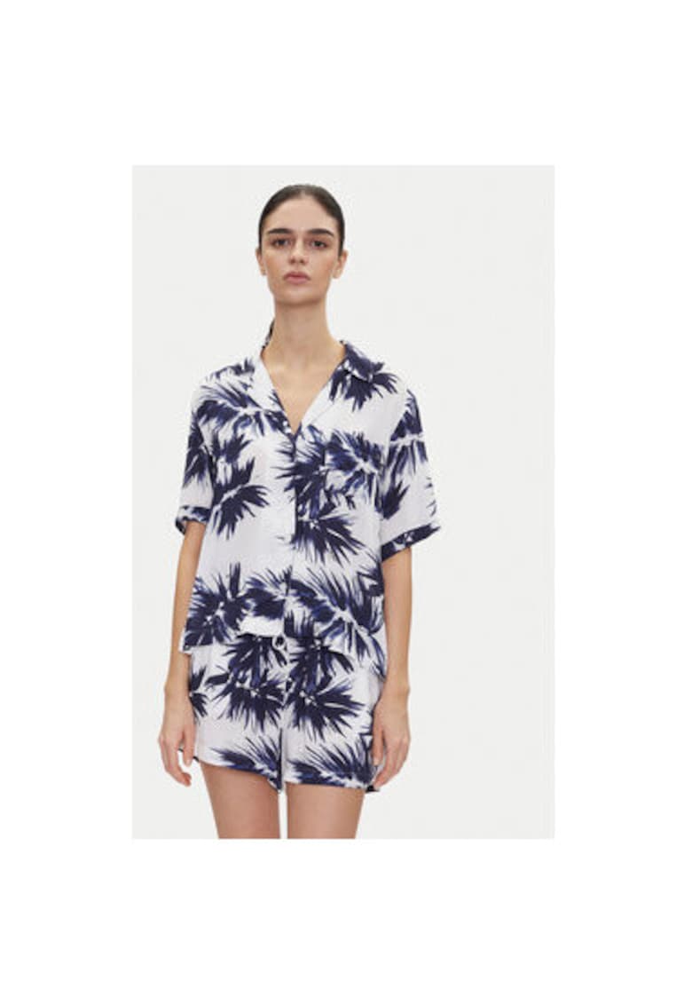 Дамска пижама YI90052 - Вискоза - Тъмносин DKNY