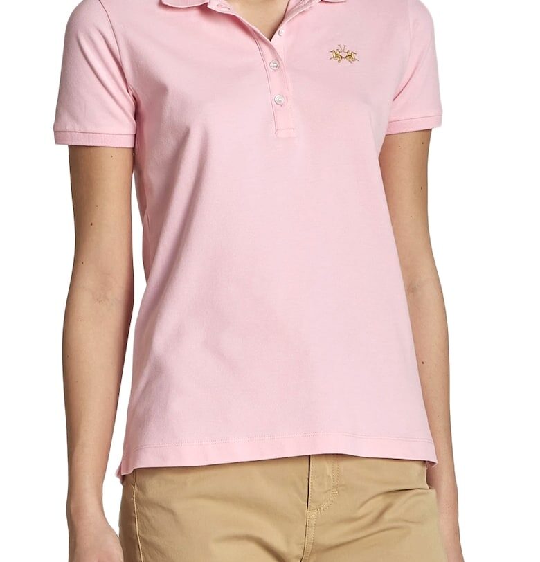 Дамска поло тениска CCWP01 - Розово LA MARTINA