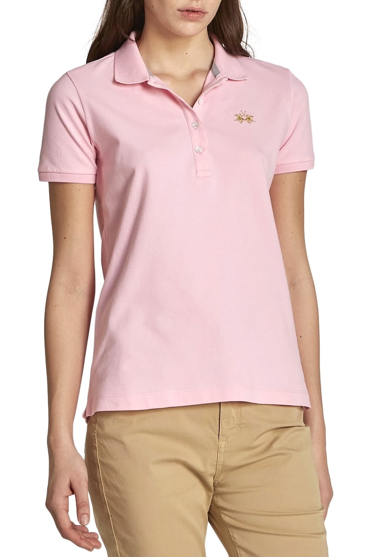 Дамска поло тениска CCWP01 - Розово LA MARTINA