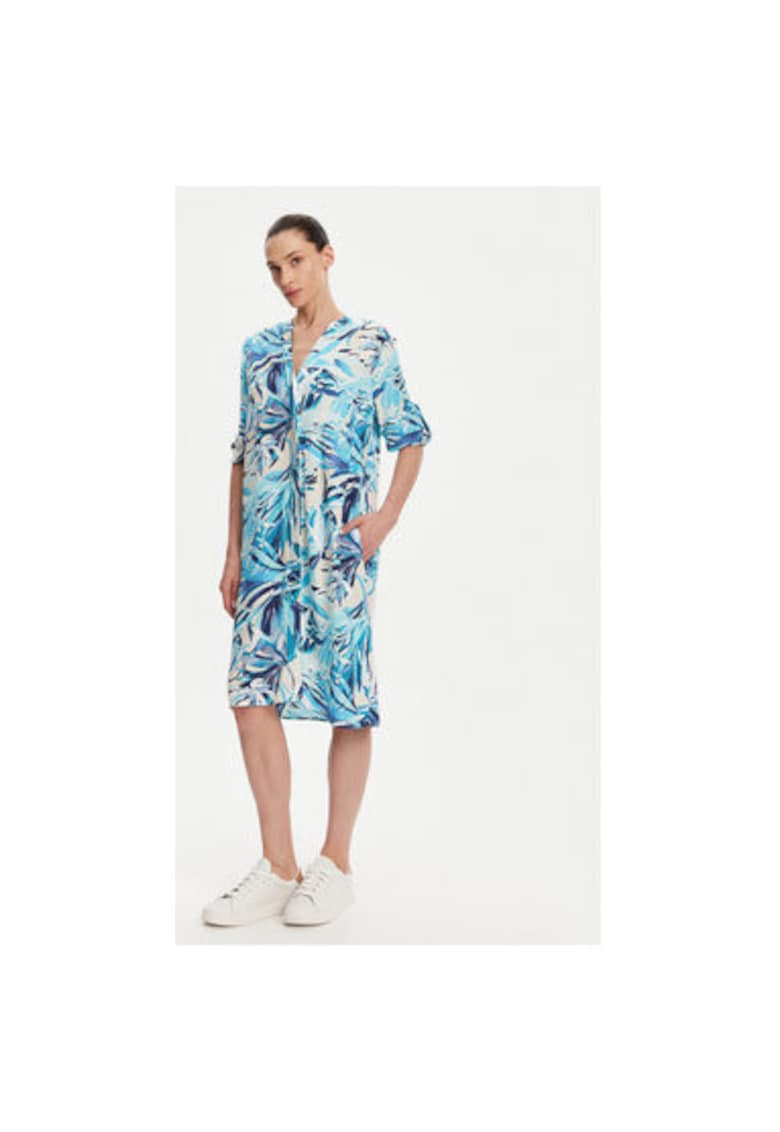 Дамска риза 13002008 - Вискоза - Синя - Син Olsen