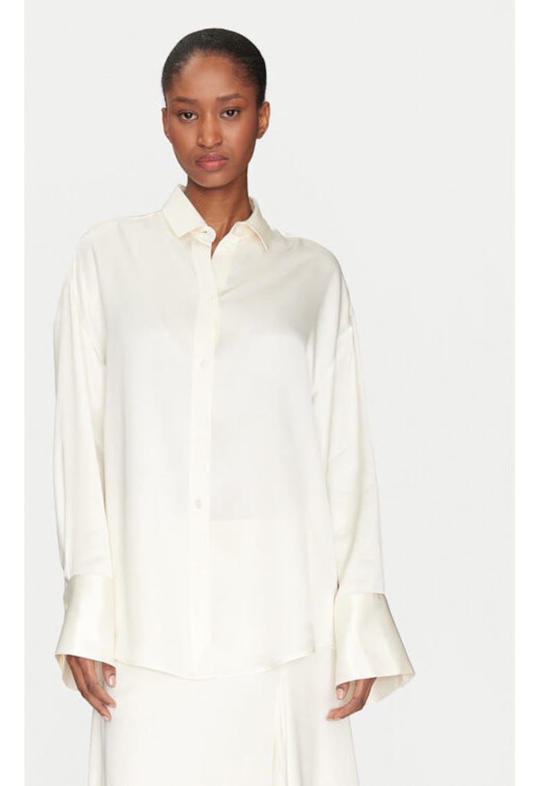 Дамска риза - 2-ри ден - 305138811 - Вискоза/Рейон - Бежов - Бежов 2ndday