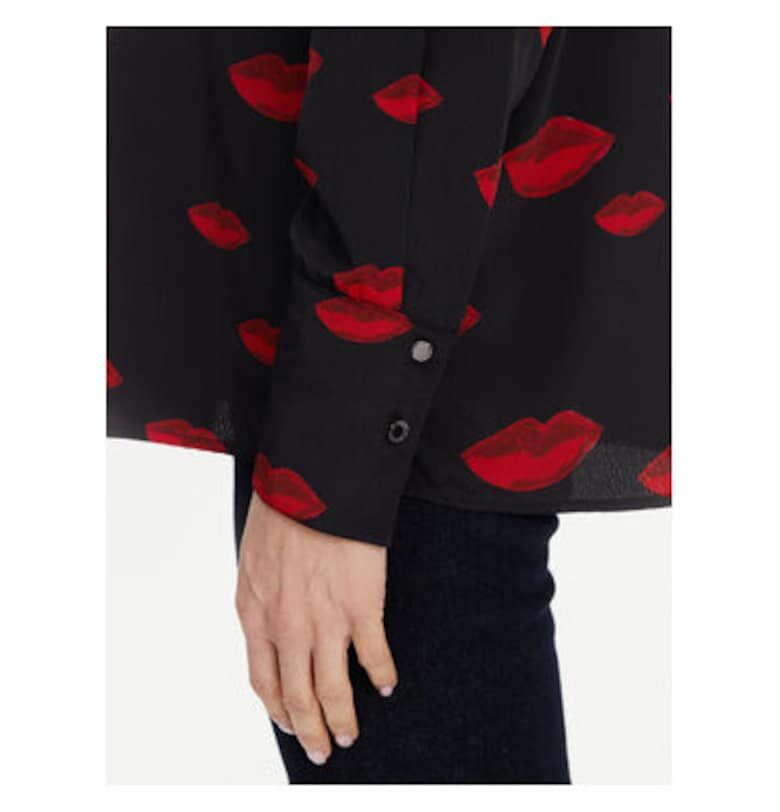 Дамска риза  251-CKISS.F - Полиестер - Черен - Черен Morgan