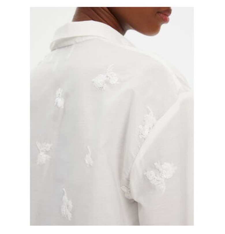 Дамска риза  252103225229 - Памук/Полиестер - Екрю - Екрю Munthe