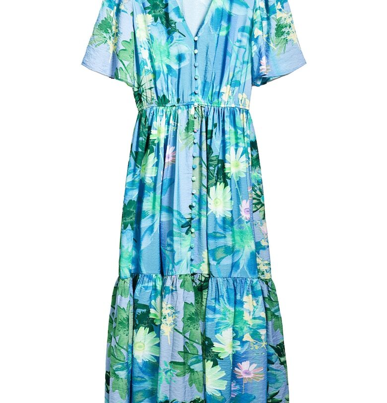 Дамска риза  25SWVW18 - Вискоза/Полиамид - Син - Син DESIGUAL