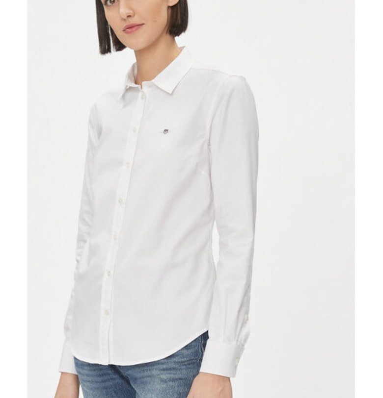 Дамска риза -  303284060 - Памук - 32 EU - Бяла Gant