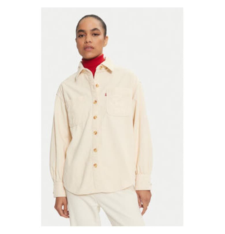 Дамска риза -  304253492 - Памук - Бежов - Бежов Levis