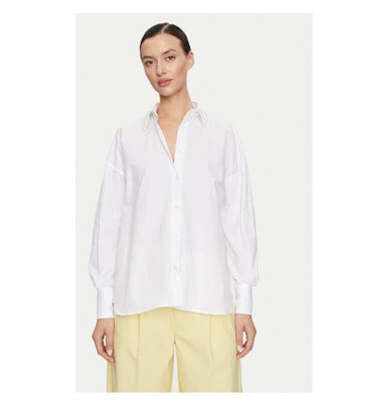 Дамска риза -  304423864 - Памук - Бяла - Бял VICOLO