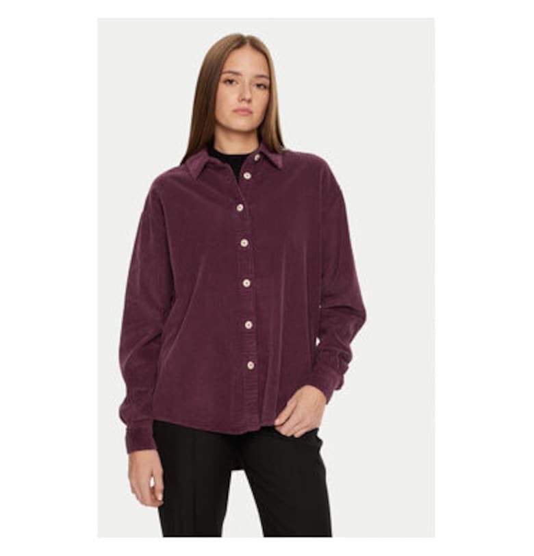 Дамска риза -  304610745 - Памук - Лилава - Виолетов American Vintage