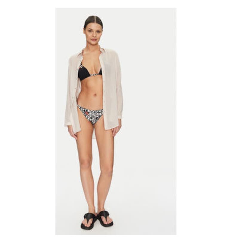 Дамска риза -  304811951 - Полиестер/Памук - Бежов - Бежов Banana Moon