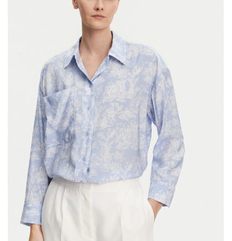 Дамска риза -  304892813 - Вискоза - Синя Munthe