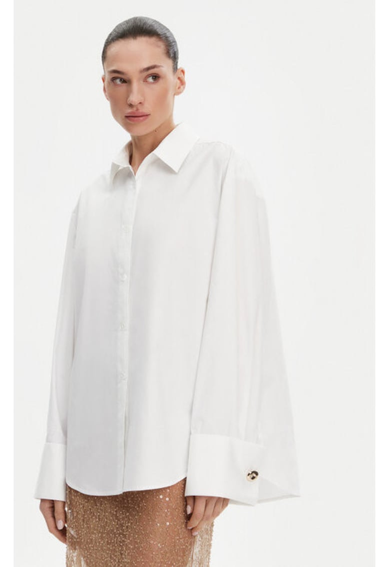 Дамска риза - 304928284 - Памук - Бяла Birgitte Herskind