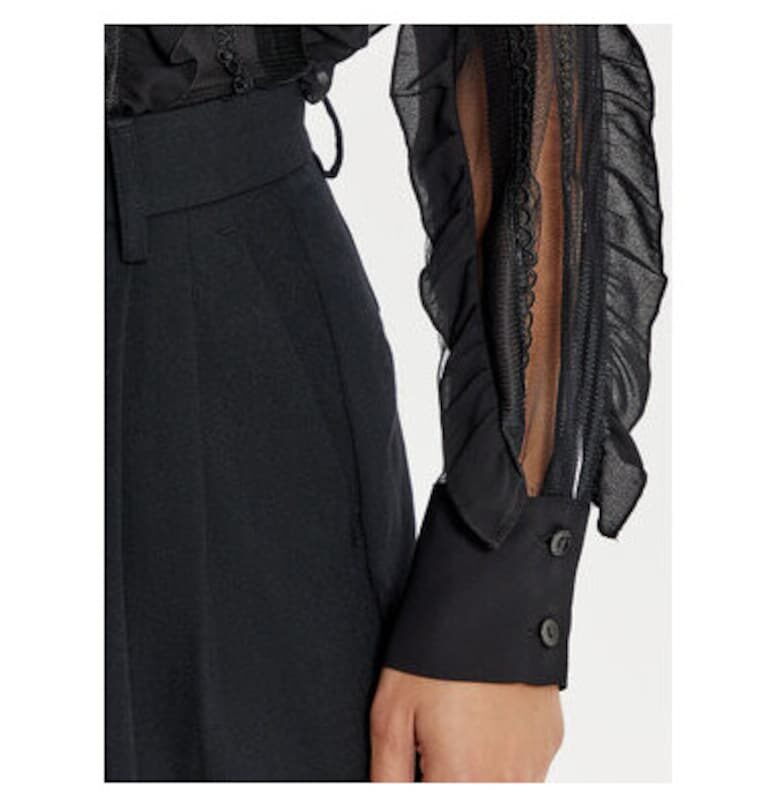 Дамска риза -  304937804 - Полиестер - L INTL - Черна Access fashion