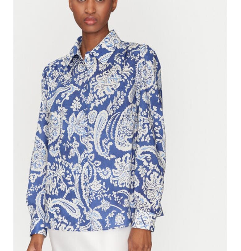 Дамска риза  304968785 - Памук - Син - Син LUISA SPAGNOLI