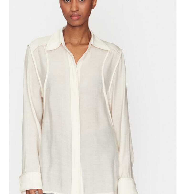 Дамска риза -  305138439 - Вискоза - Бежов - Бежов Day Birger