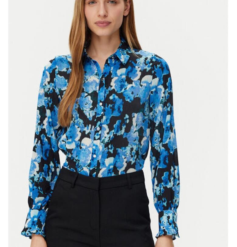 Дамска риза -  305252821 - Полиестер - Син - Син Morgan