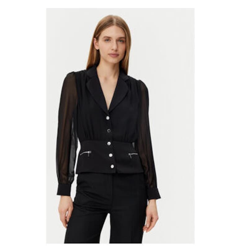 Дамска риза -  305252906 - Полиестер - Черен - Черен Morgan