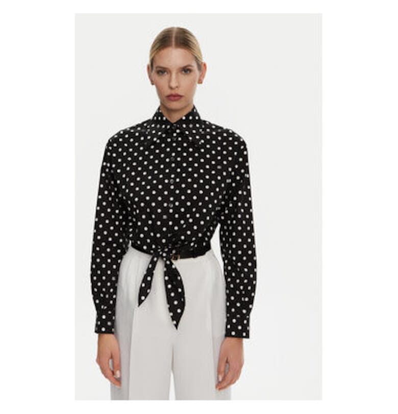 Дамска риза -  305315410 - Памук - Еластан - Черна Dolce  Gabbana