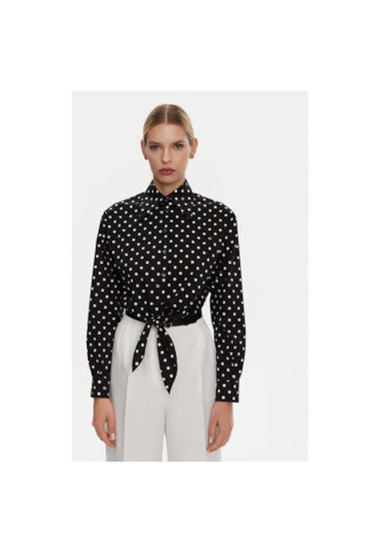 Дамска риза - 305315410 - Памук - Еластан - Черна Dolce Gabbana