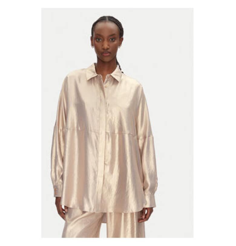 Дамска риза  53-7016 - Полиестер - Златист - Златист Access fashion