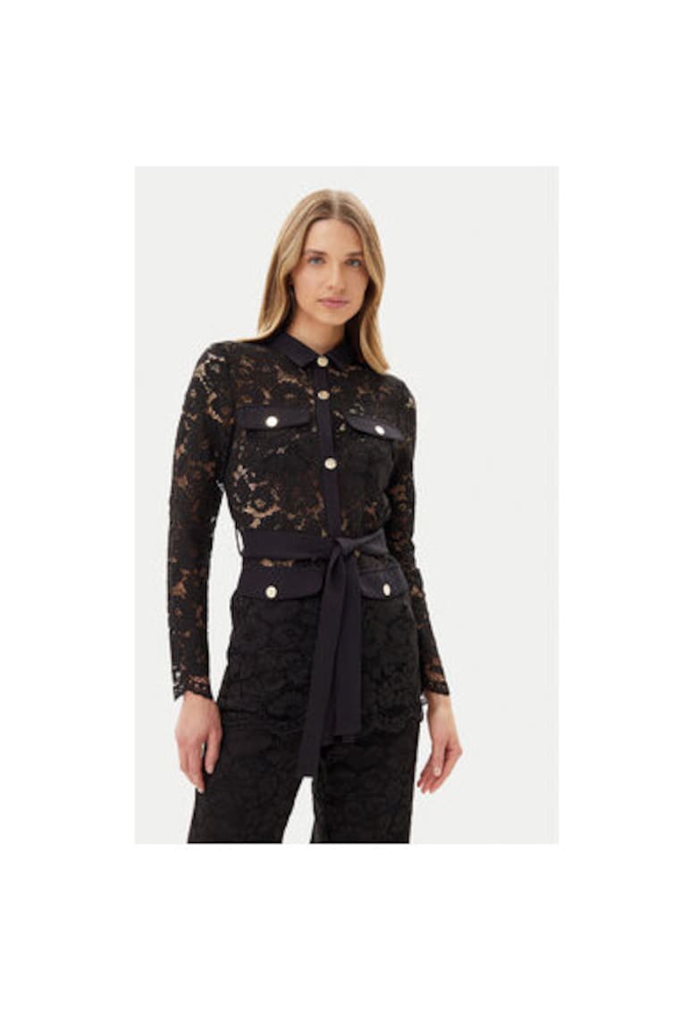 Дамска риза ACGI000737 - Памук/Полиамид - Черна - Черен ARTIGLI