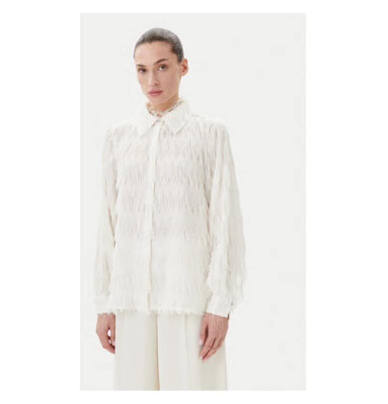 Дамска риза  BBW4397 - Полиестер - Бял Bruuns Bazaar