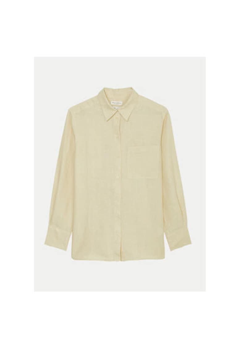 Дамска риза - Marc O'Polo - 303737269 - Лен - Бежов - Бежов marc o polo