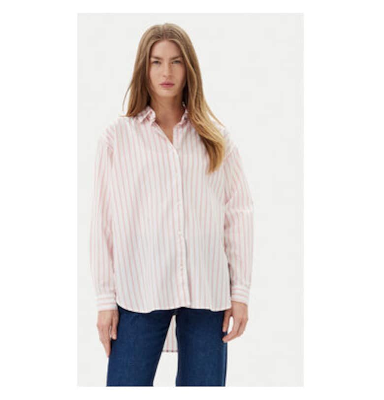 Дамска риза  PL304975 - Памук - Розов Pepe Jeans