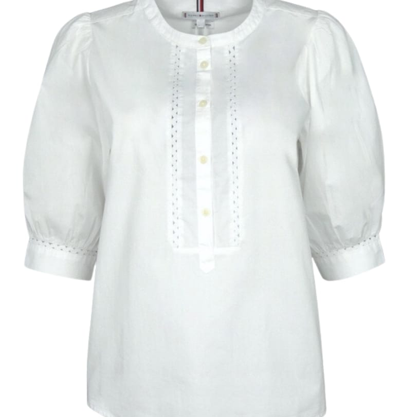 Дамска риза  Памук - Бял Tommy Hilfiger