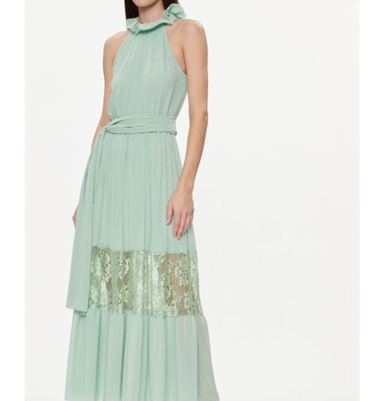 Дамска рокля -  06910 - Зелена - Полиестер kontatto