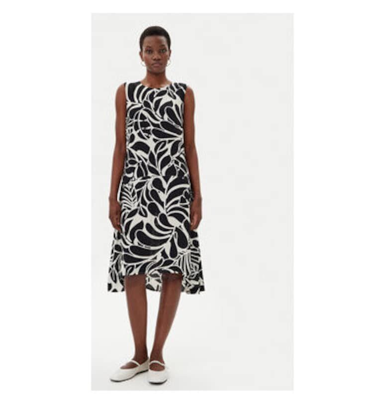 Дамска рокля  13002001 - Вискоза - Черна - Черен Olsen