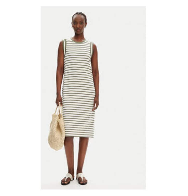 Дамска рокля  13002034 - Вискоза/Полиестер - Зелена - Зелен Olsen