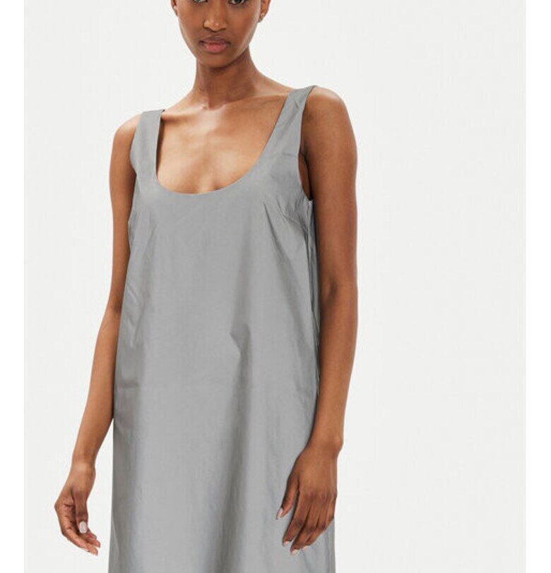 Дамска рокля - 2-ри ден - 304354267 - Полиестер - Сива - Сив 2ndday