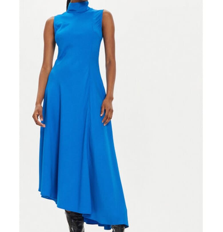 Дамска рокля - 2-ри ден - 304474392 - Вискоза/Рейон - Син 2ndday