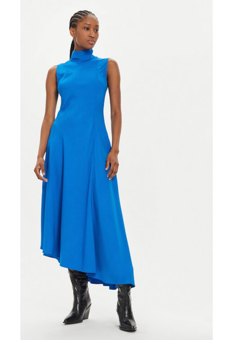 Дамска рокля - 2-ри ден - 304474392 - Вискоза/Рейон - Син 2ndday