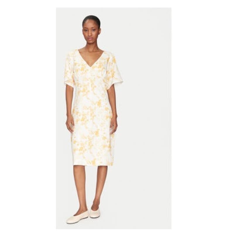 Дамска рокля - 2-ри ден - 305138781 - Полиестер - Жълт - Жълт 2ndday