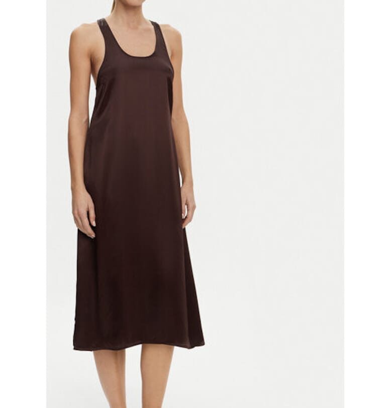 Дамска рокля - 2-ри ден - 305138798 - Вискоза - Кафяв - Кафяв 2ndday