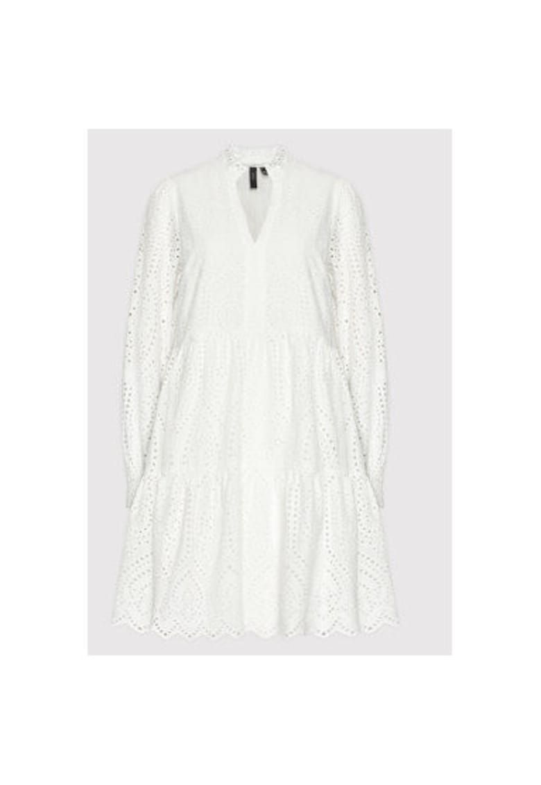 Дамска рокля - 209651003 - Органичен памук - Бял Yas