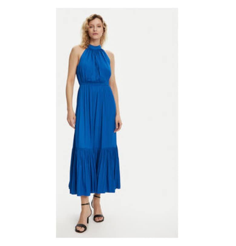 Дамска рокля  222-RAMAGE - Полиестер - Син - Син Morgan