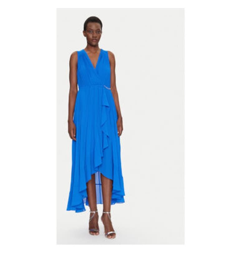 Дамска рокля  251-ROSYTA - Полиестер - Син Morgan