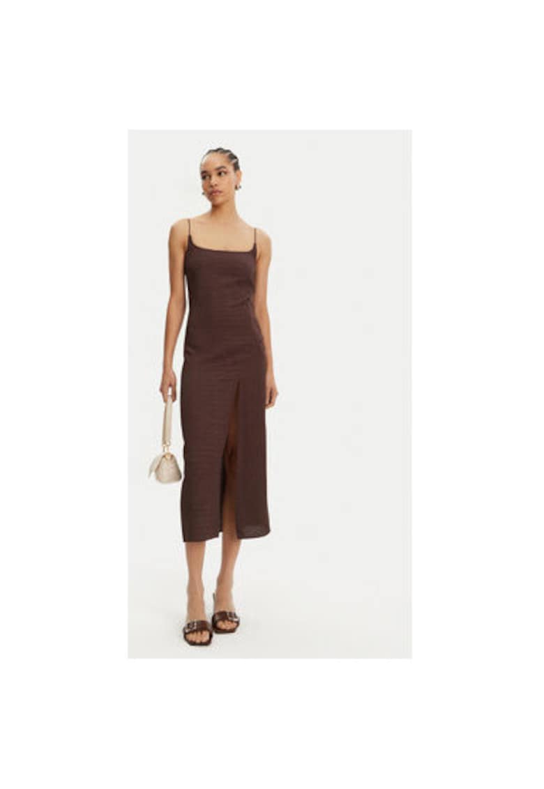 Дамска рокля 25E251DR1001713 - Вискоза - Кафява JACQUEMUS