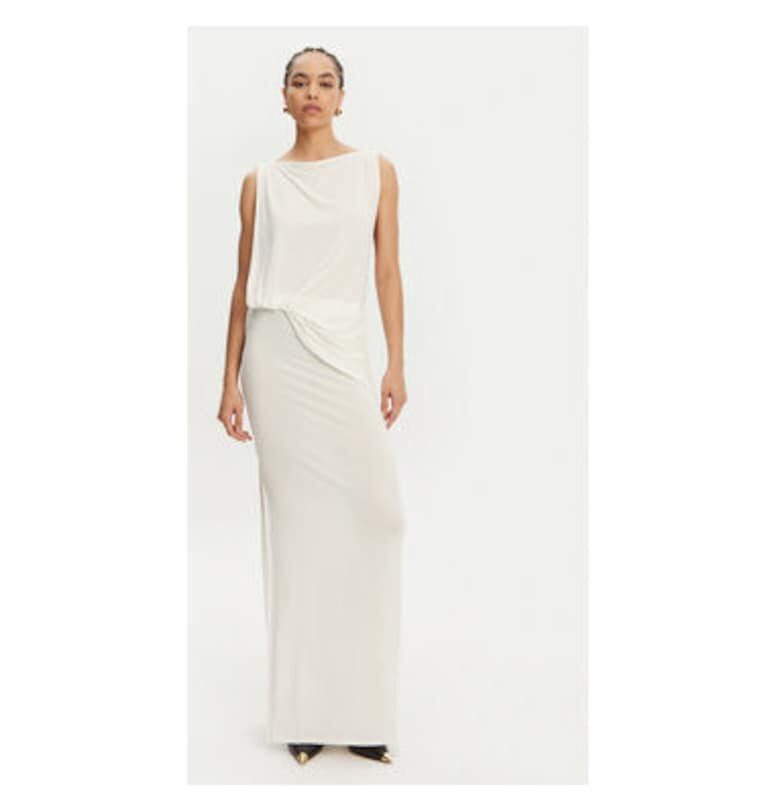 Дамска рокля  25E251DR2302381 - Вискоза/Полиестер - Бяла - Бял JACQUEMUS