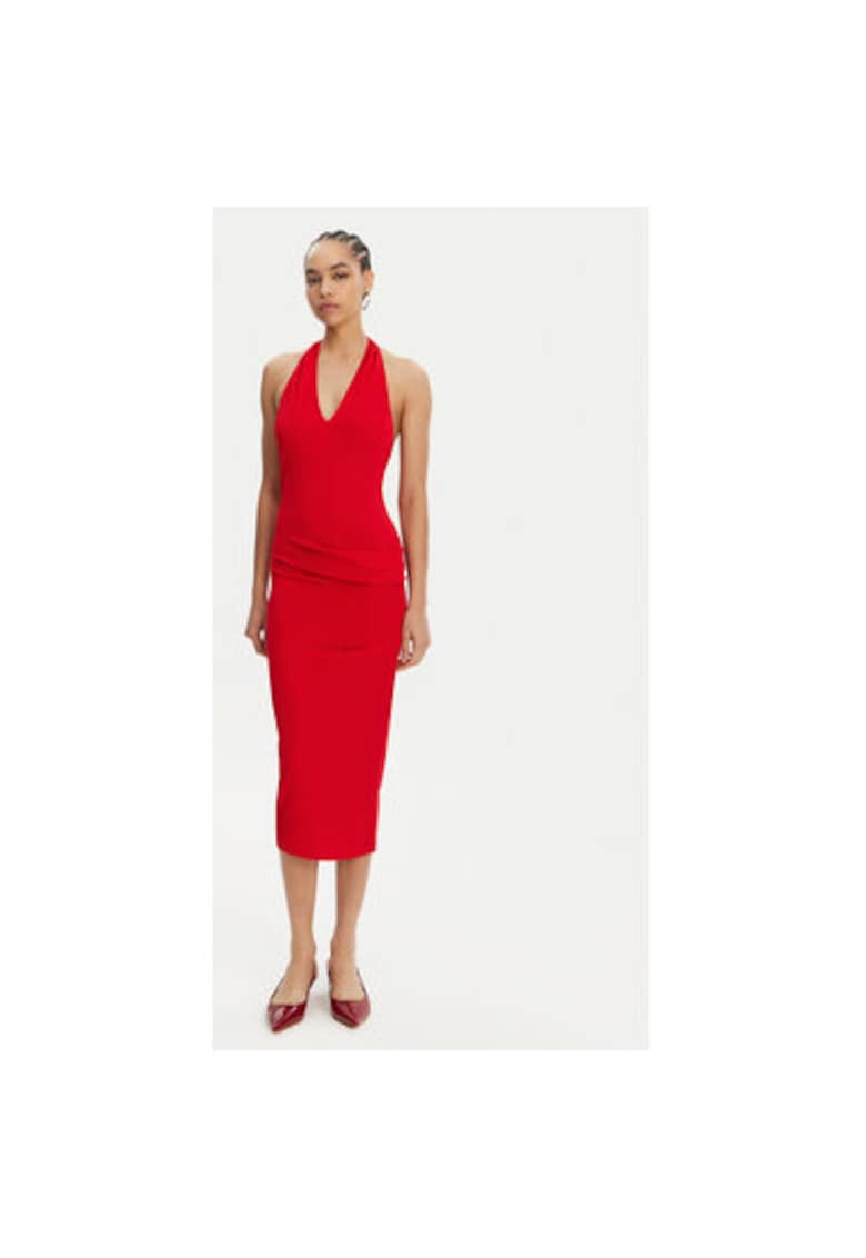 Дамска рокля 25E251DR2321026 - Вискоза/Полиамид - Червена JACQUEMUS