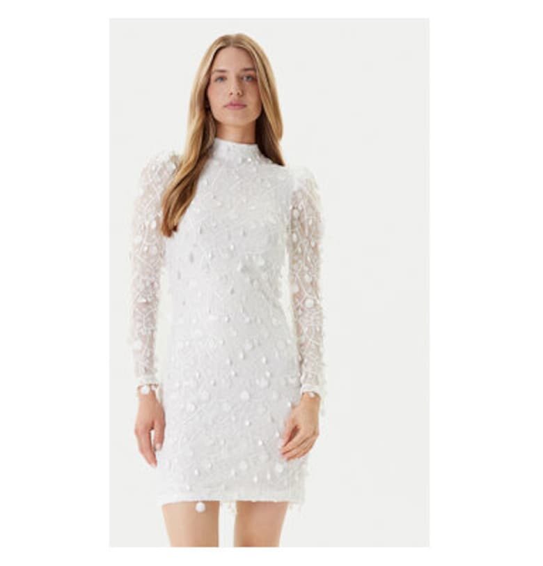 Дамска рокля  26030914 - Полиестер - Бял Yas